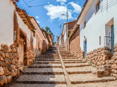 Steile Gassen in Cusco