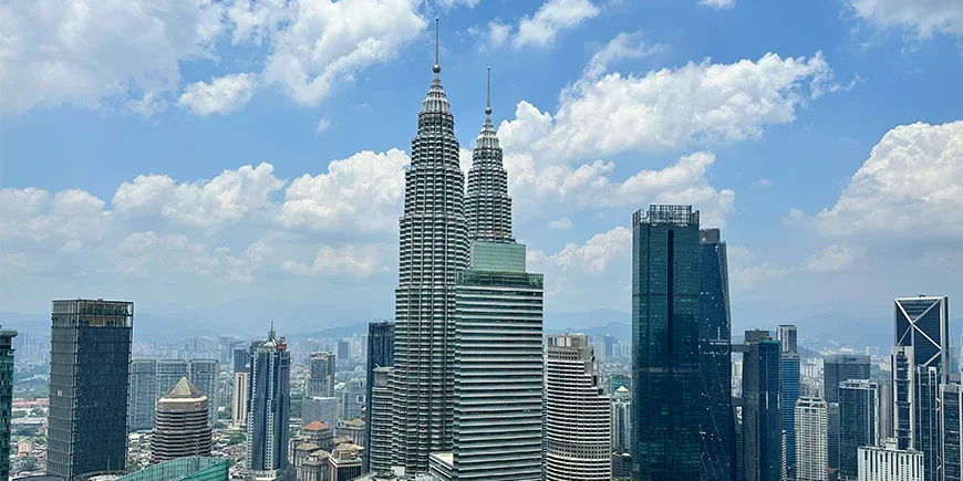 Petronas Twin Towers in Kuala Lumpur, Malaysia