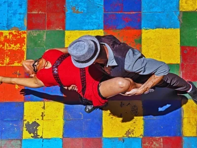 Tango-Tänzer in Buenos Aires