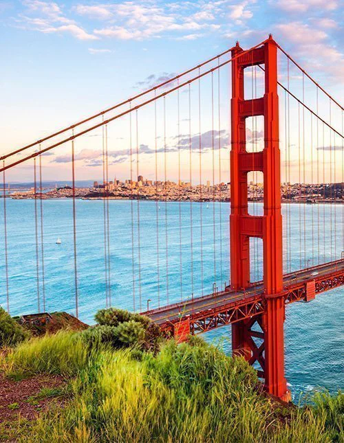 Die Golden Gate Bridge in San Francisco